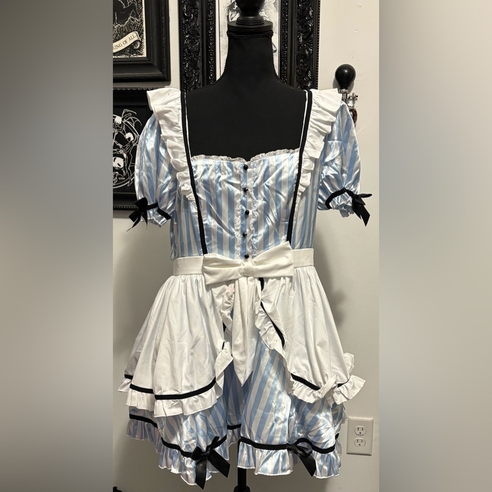 NWT Dolls Kill / Trickz N’ Treatz Alice In Wonderland Costume Dress